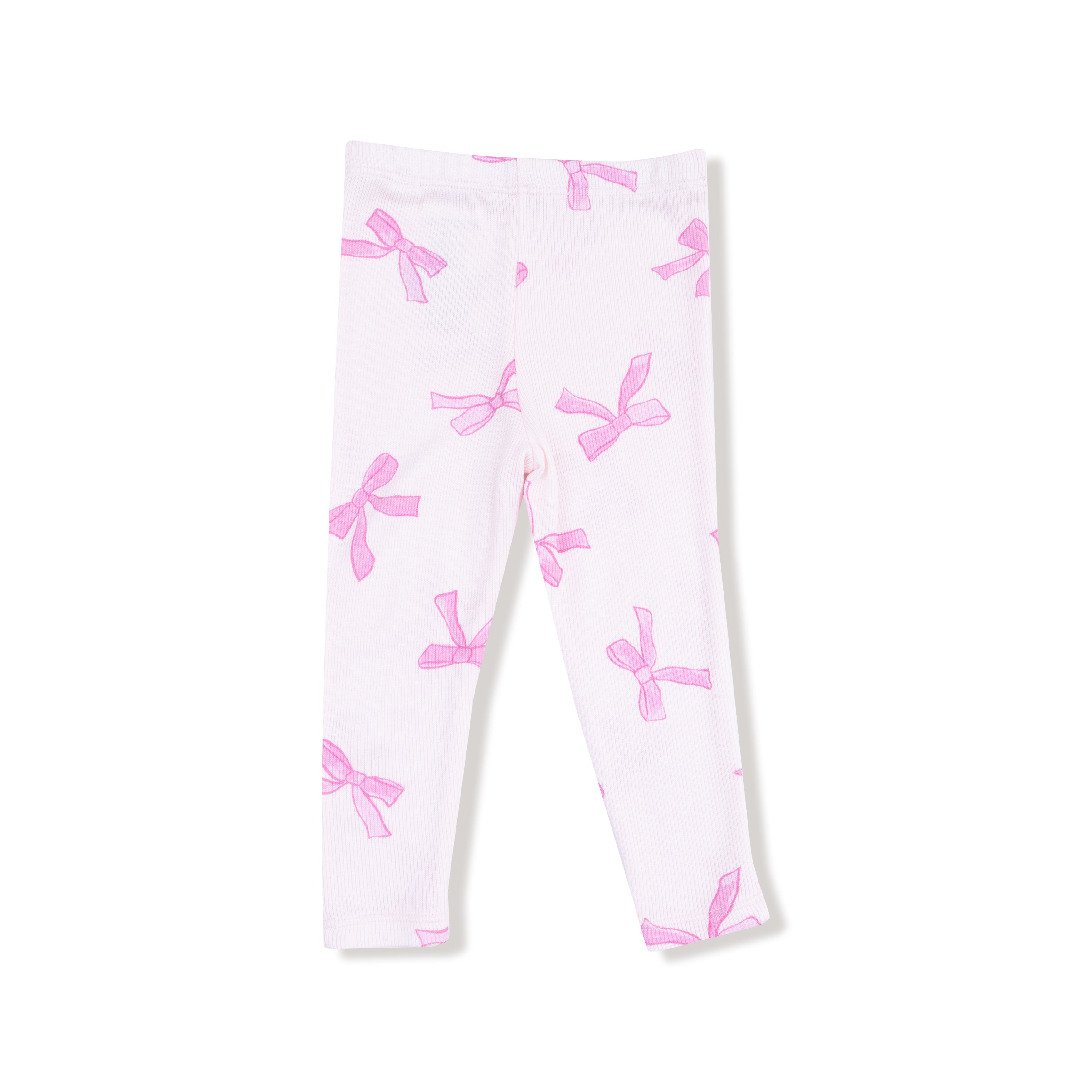 Pretty Bows Sweatshirt with Tulle Ruffle and Ribbed Legging - Twinkle Twinkle Little One