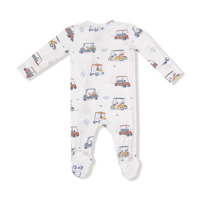 Zooming Galf Carts 2 Way Zipper Footie - Twinkle Twinkle Little One