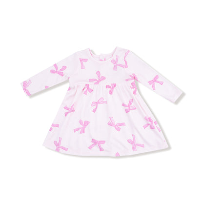 Pretty Bows Simple Dress + Bloomer - Twinkle Twinkle Little One