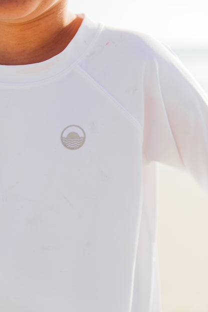 Long Sleeve Rashguard - White