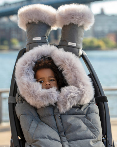 7 A.M. Enfant Warmmuffs - Tundra - Twinkle Twinkle Little One
