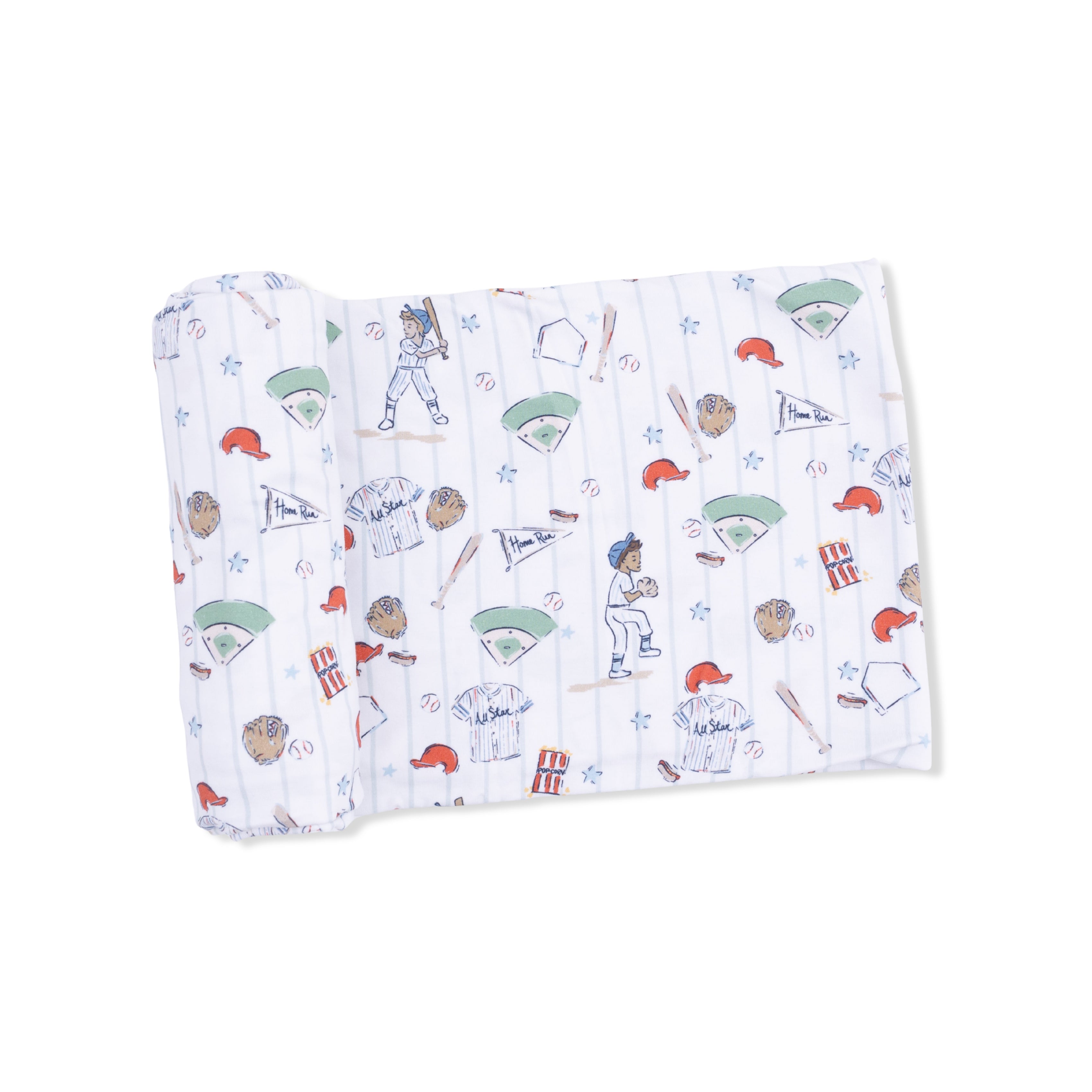 Home Run Baseball Swaddle Blanket