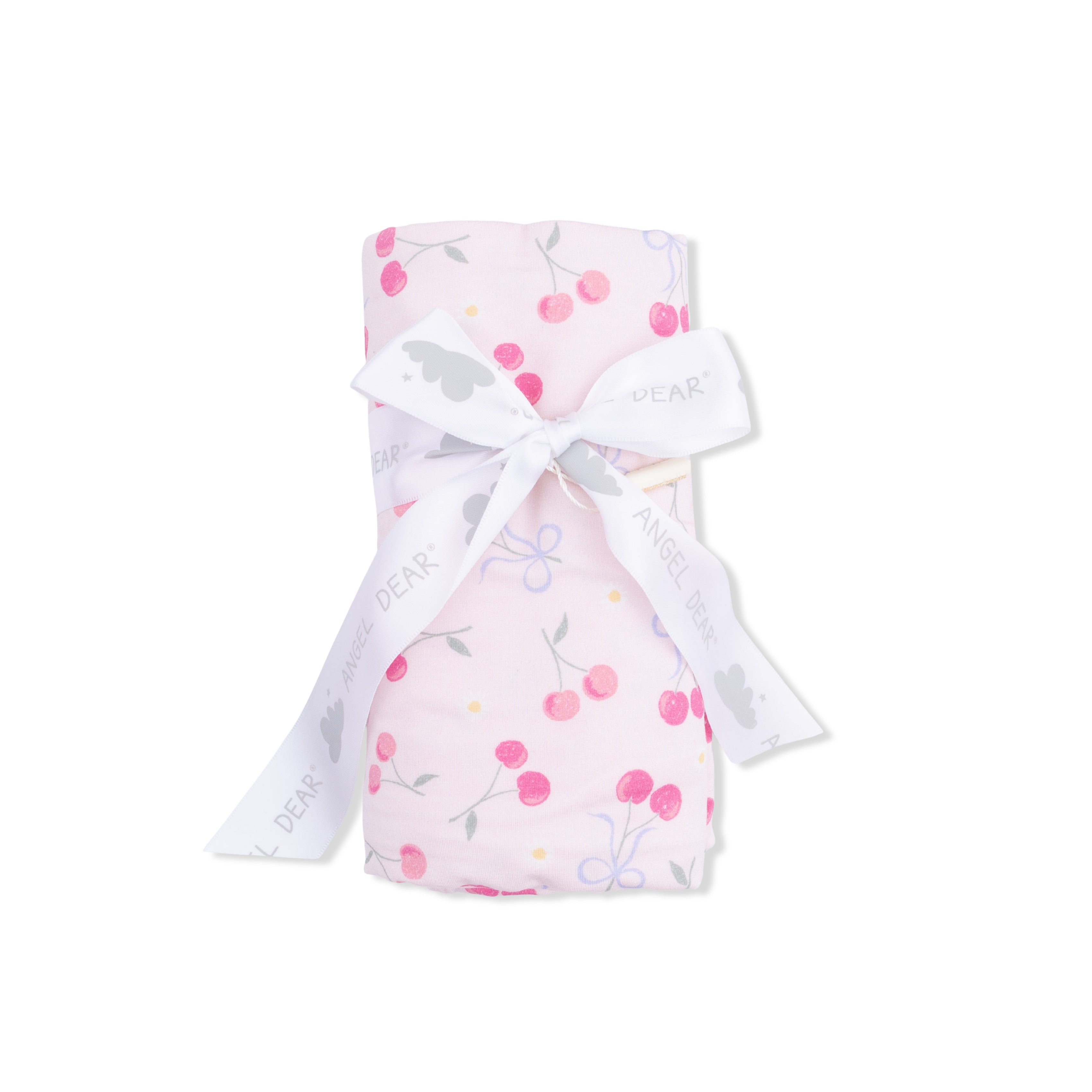 Sweet Bow Cherries Swaddle Blanket