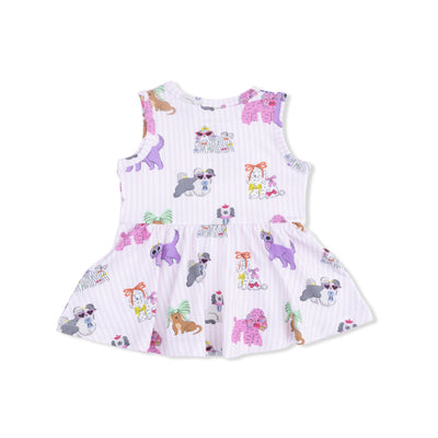 Fancy Dogs Peplum Tank & Bike Short