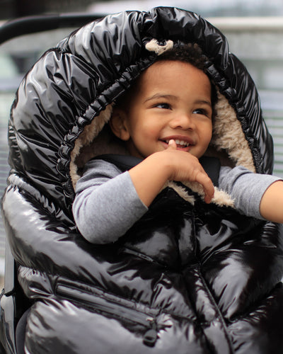 7 A.M. Enfant Blanket 212 Evolution - Black Polar - Twinkle Twinkle Little One