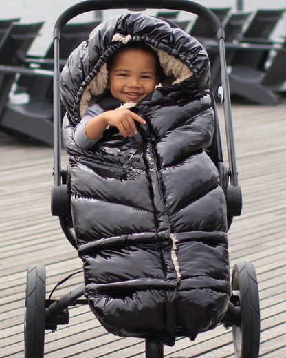 7 A.M. Enfant Blanket 212 Evolution - Black Polar - Twinkle Twinkle Little One