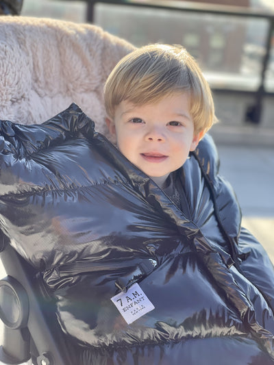 7 A.M. Enfant Blanket 212 Evolution - Black Polar - Twinkle Twinkle Little One