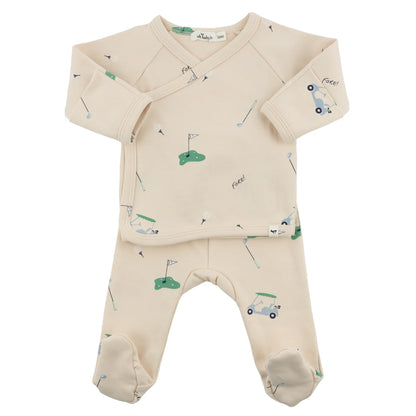 Kimono Set - Golf - Natural - Twinkle Twinkle Little One