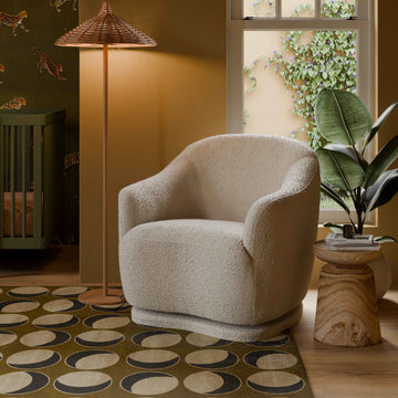 Babyletto Foy Glider in Boucle - Twinkle Twinkle Little One