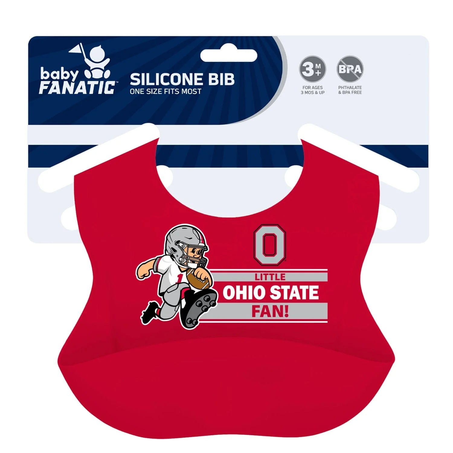 Ohio State Buckeyes - NCAA Silicone Bib - Twinkle Twinkle Little One