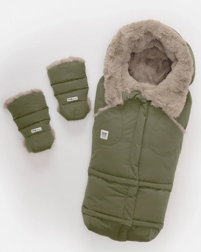 Helsinki Woodland footmuff flat lay