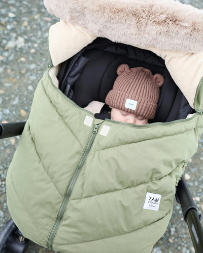 7AM Enfant Car Seat Cocoon Helsinki Woodland Faux Fur view 2