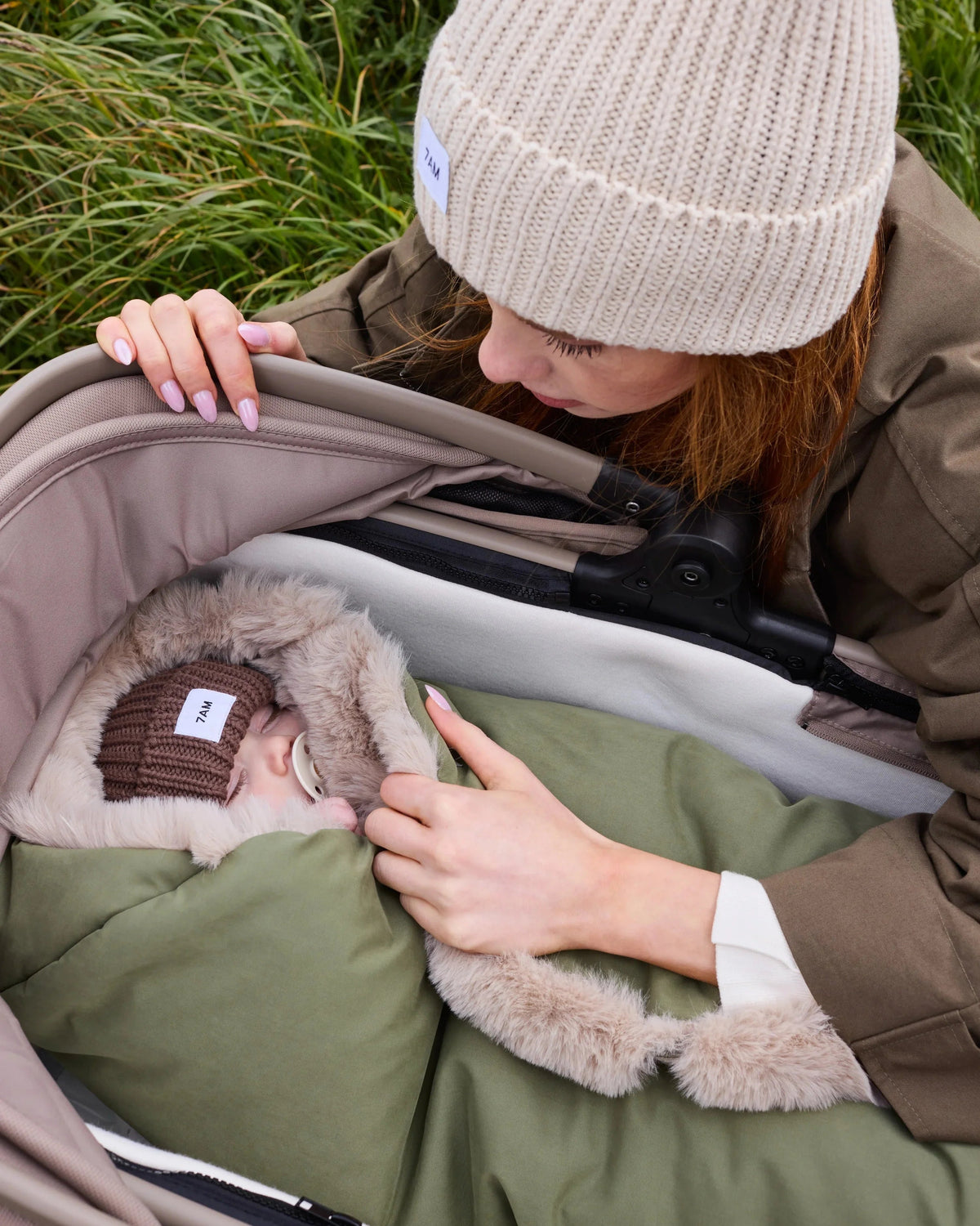 7AM Enfant Nido Helsinki Woodland Faux Fur photo 5