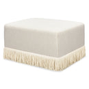 Namesake Crawford Gliding Ottoman | Boucle with Tassel Fringe - Twinkle Twinkle Little One