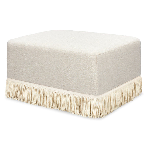 Namesake Crawford Gliding Ottoman | Boucle with Tassel Fringe - Twinkle Twinkle Little One