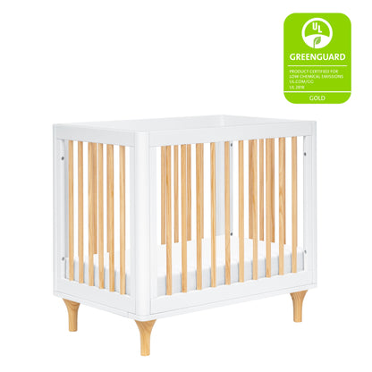 Babyletto Lolly 4-in-1 Convertible Mini Crib with Toddler Bed Conversion Kit