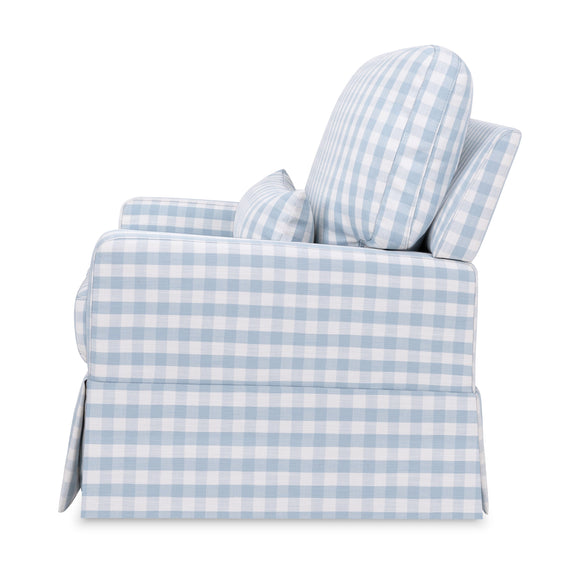 Namesake Crawford Pillowback Chair and a Half Comfort Swivel Glider - Twinkle Twinkle Little One