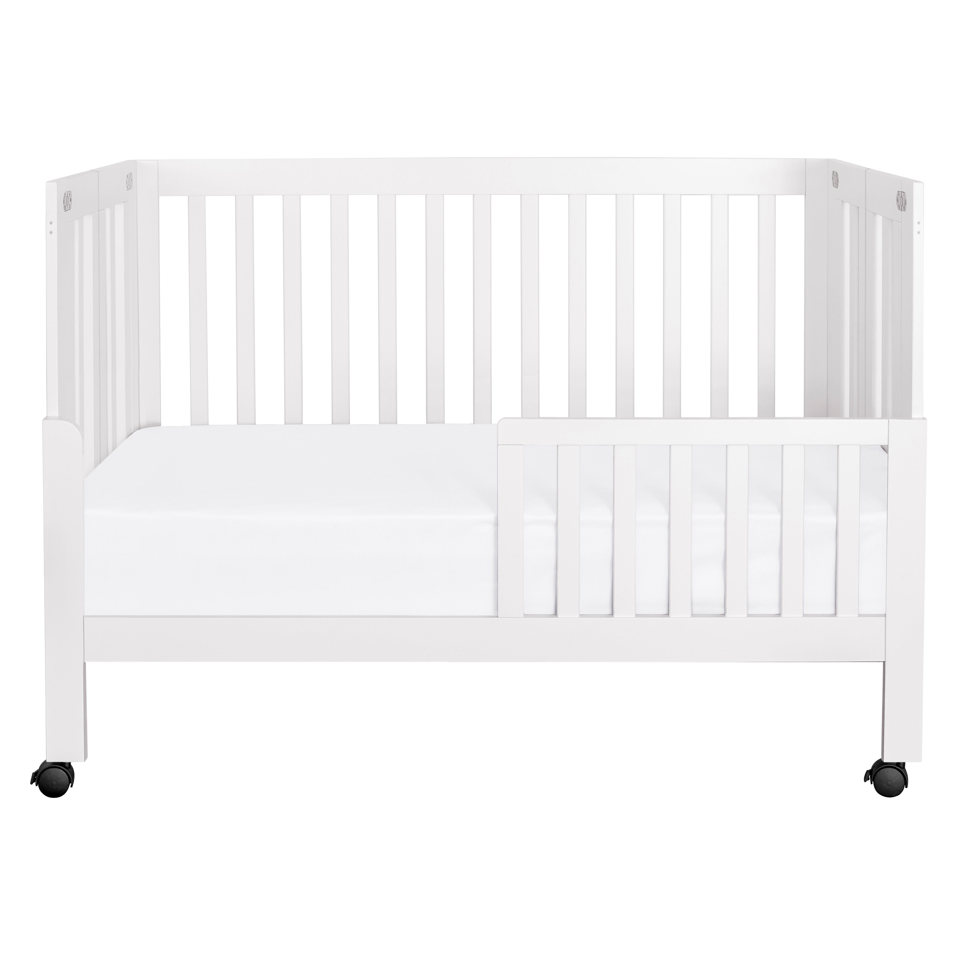Babyletto Maki Portable Folding Crib with Toddler Bed Conversion Kit