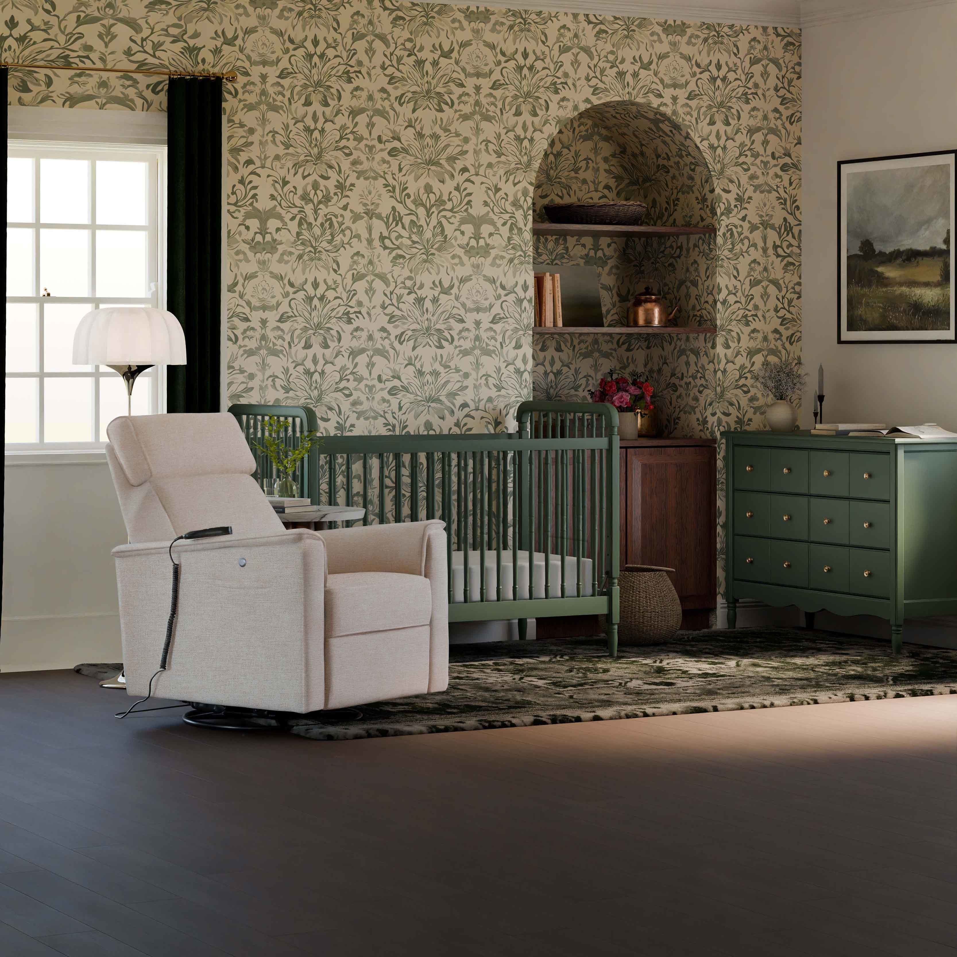 Namesake Willa Deluxe Power Recliner and Swivel Glider with Heat and Massage