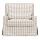 Namesake Crawford Pillowback Chair and a Half Comfort Swivel Glider - Twinkle Twinkle Little One