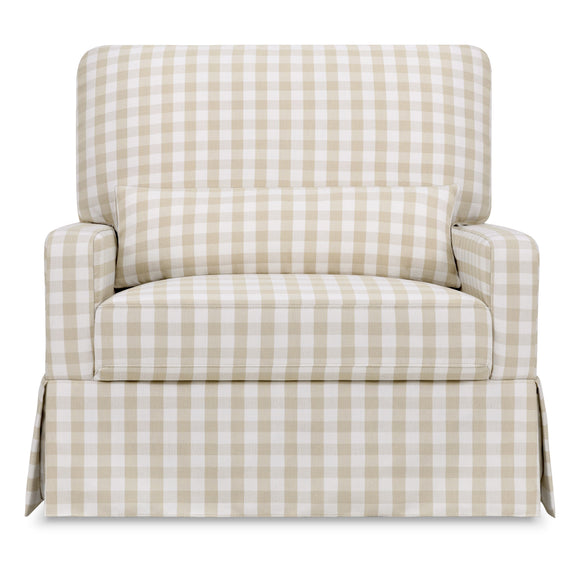 Namesake Crawford Pillowback Chair and a Half Comfort Swivel Glider - Twinkle Twinkle Little One