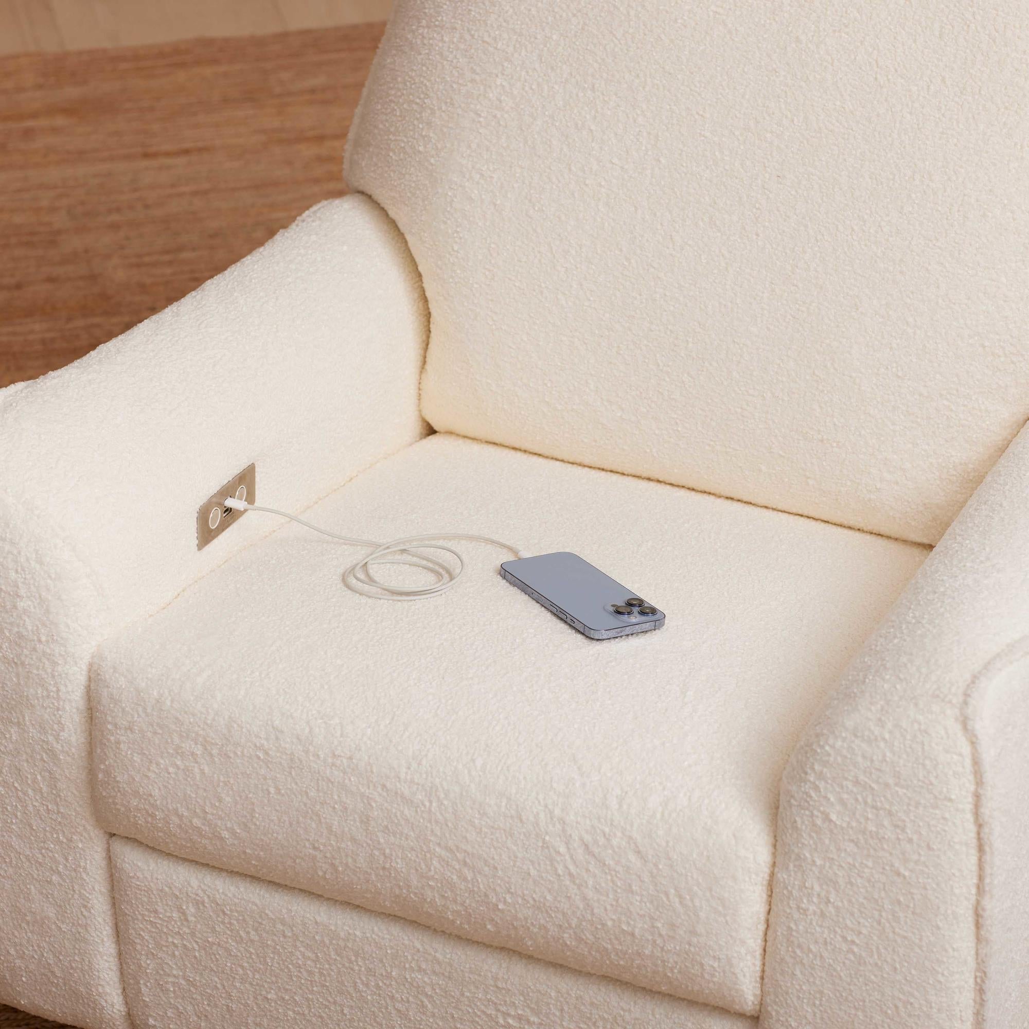 Babyletto Sunday Power Recliner and Swivel Glider