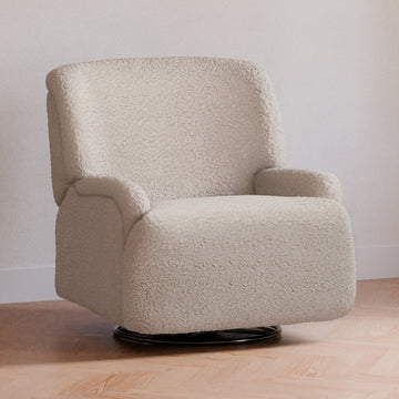Buy earl-grey-shearling Babyletto Winslow Extra Wide Recliner and Swivel Glider