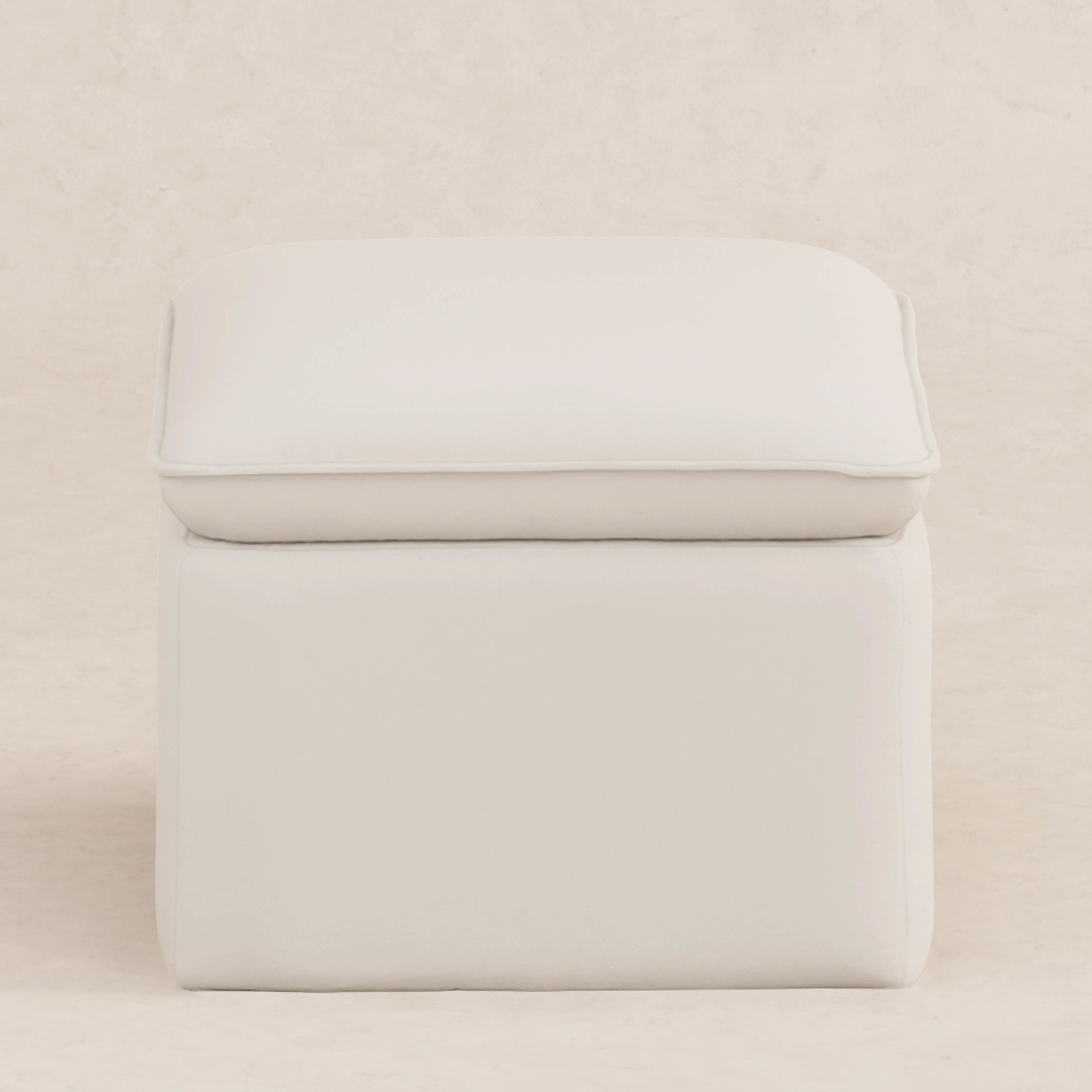 Babyletto Cali Storage Ottoman in Eco-Performance Fabric | Water Repellent & Stain Resistant