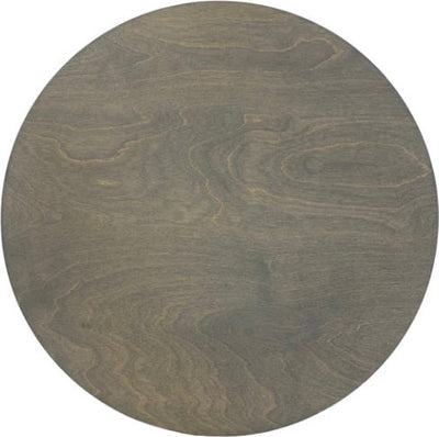 Sugar + Maple Round Base Personalized Name Sign | Weathered Grey - Twinkle Twinkle Little One