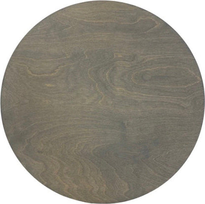 Sugar + Maple Round Base Personalized Name Sign | Weathered Grey - Twinkle Twinkle Little One