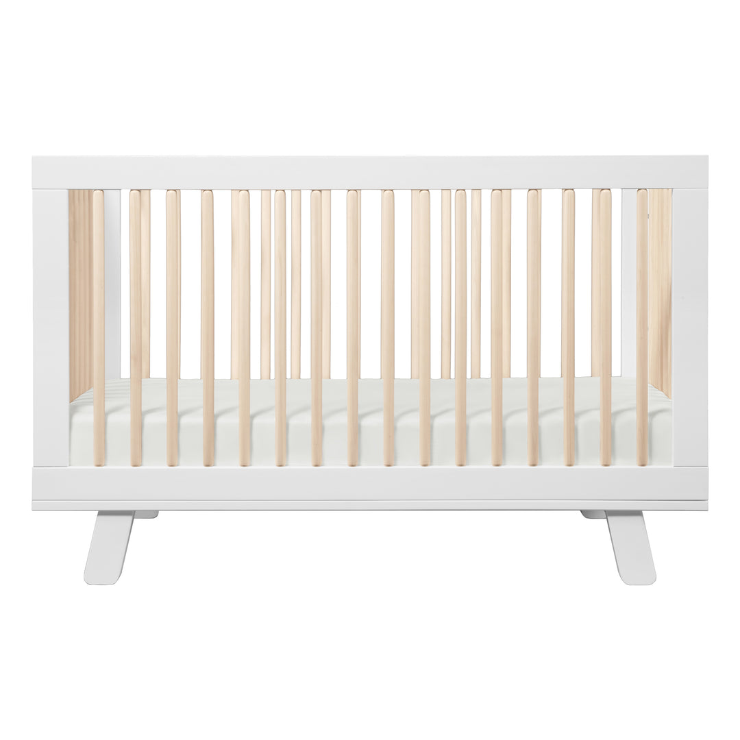 Buy white-washed-natural Hudson 3-in-1 Convertible Crib with Toddler Bed Conversion Kit