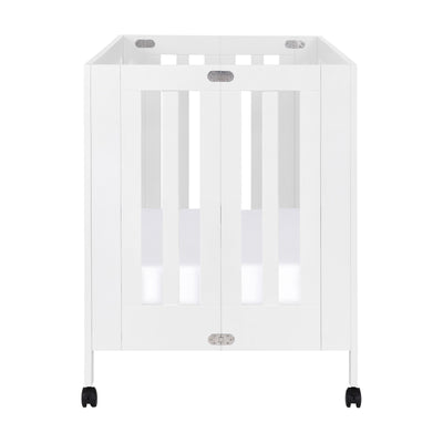 Babyletto Maki Portable Folding Crib with Toddler Bed Conversion Kit