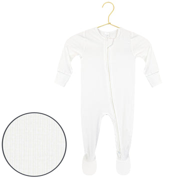 Lou Lou & Company Wren Ribbed Footies - Twinkle Twinkle Little One