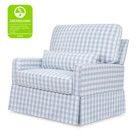 Namesake Crawford Pillowback Chair and a Half Comfort Swivel Glider - Twinkle Twinkle Little One