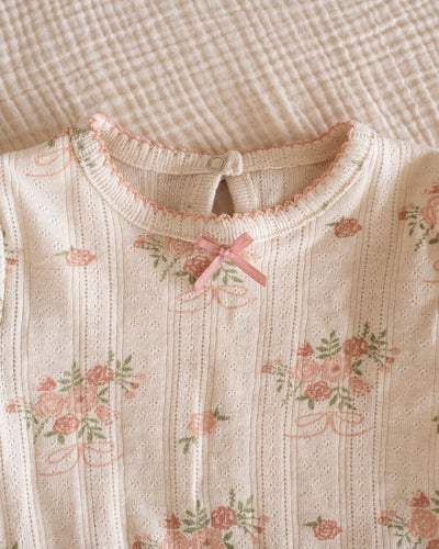 Pointelle Bloomer Set in Parfait Pink