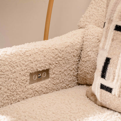 Babyletto Kiwi Electronic Recliner and Swivel Glider with USB port