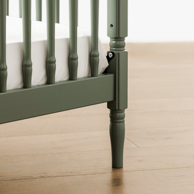 Namesake Liberty 3-in-1 Convertible Spindle Crib with Toddler Bed Conversion Kit