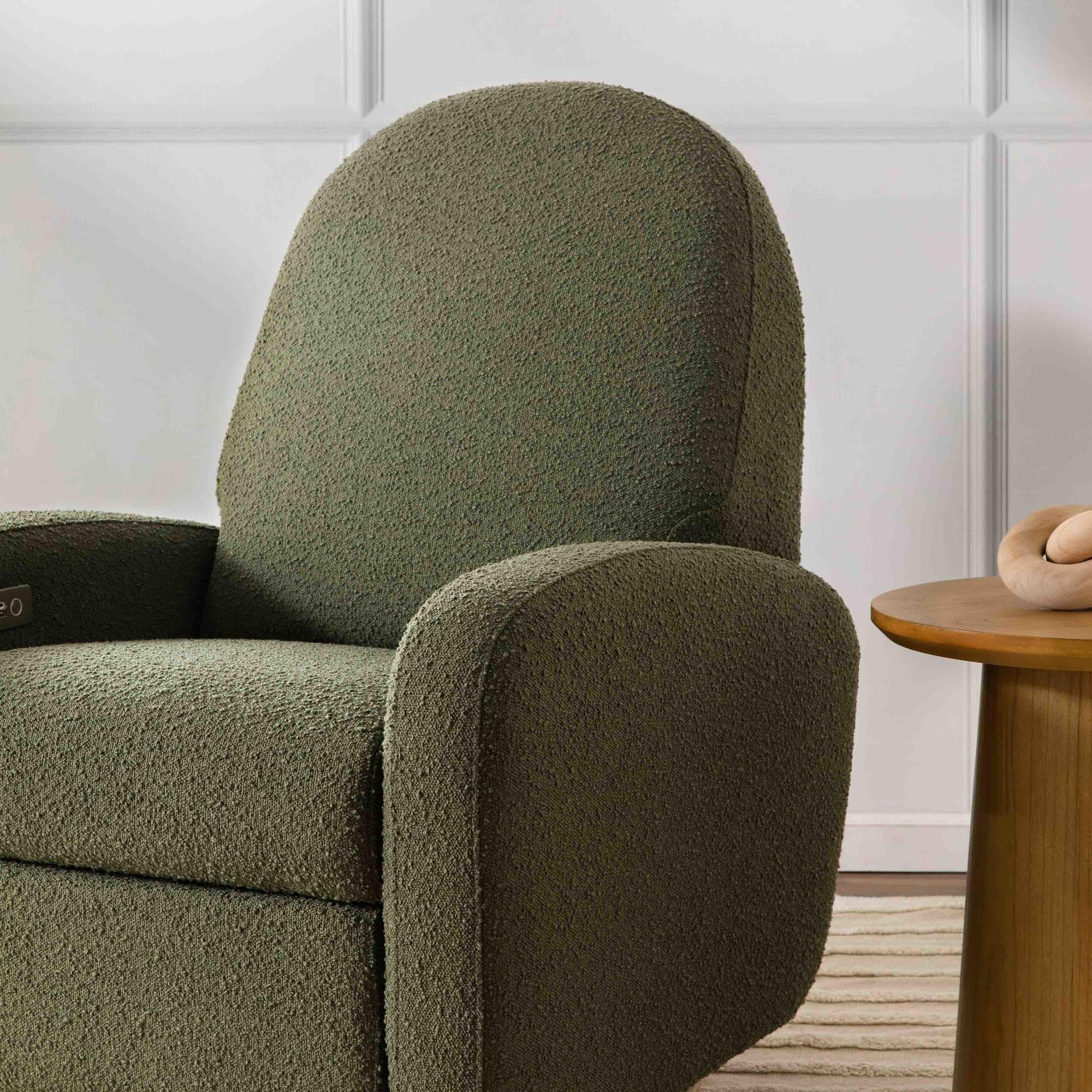 Babyletto Nami Electronic Recliner and Swivel Glider Recliner with USB port