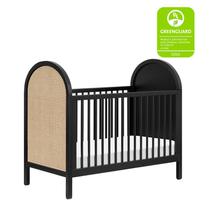 Babyletto Bondi Cane 3-in-1 Convertible Crib with Toddler Bed Conversion Kit - Twinkle Twinkle Little One