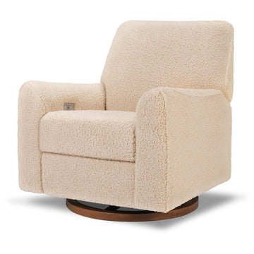 Babyletto Sunday Power Recliner and Swivel Glider in Shearling - Twinkle Twinkle Little One