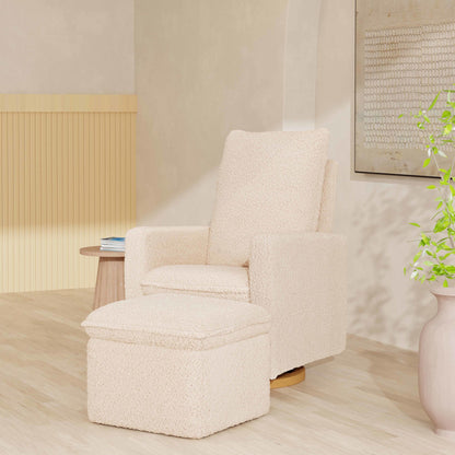 Babyletto Cali Storage Ottoman in Shearling