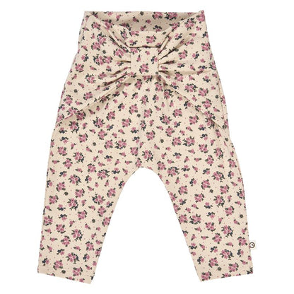 Zinna Floral Print Bow Pants - Twinkle Twinkle Little One