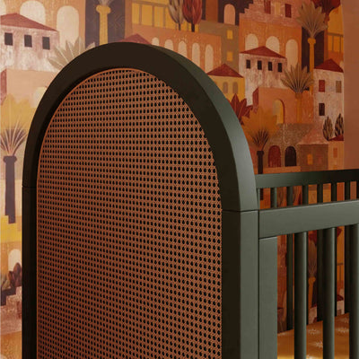 Babyletto Bondi Cane 3-in-1 Convertible Crib with Toddler Bed Conversion Kit - Twinkle Twinkle Little One