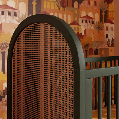 Babyletto Bondi Cane 3-in-1 Convertible Crib with Toddler Bed Conversion Kit - Twinkle Twinkle Little One