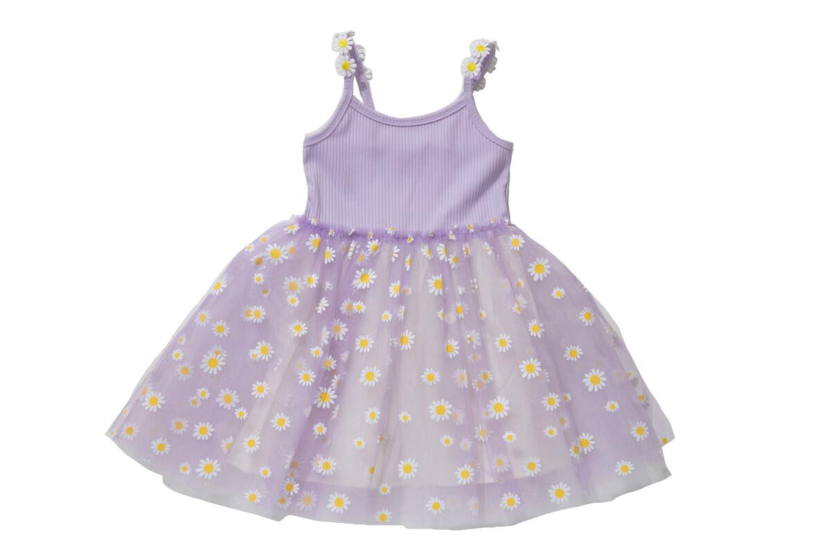 Purple Daisy Tutu Dress - Twinkle Twinkle Little One