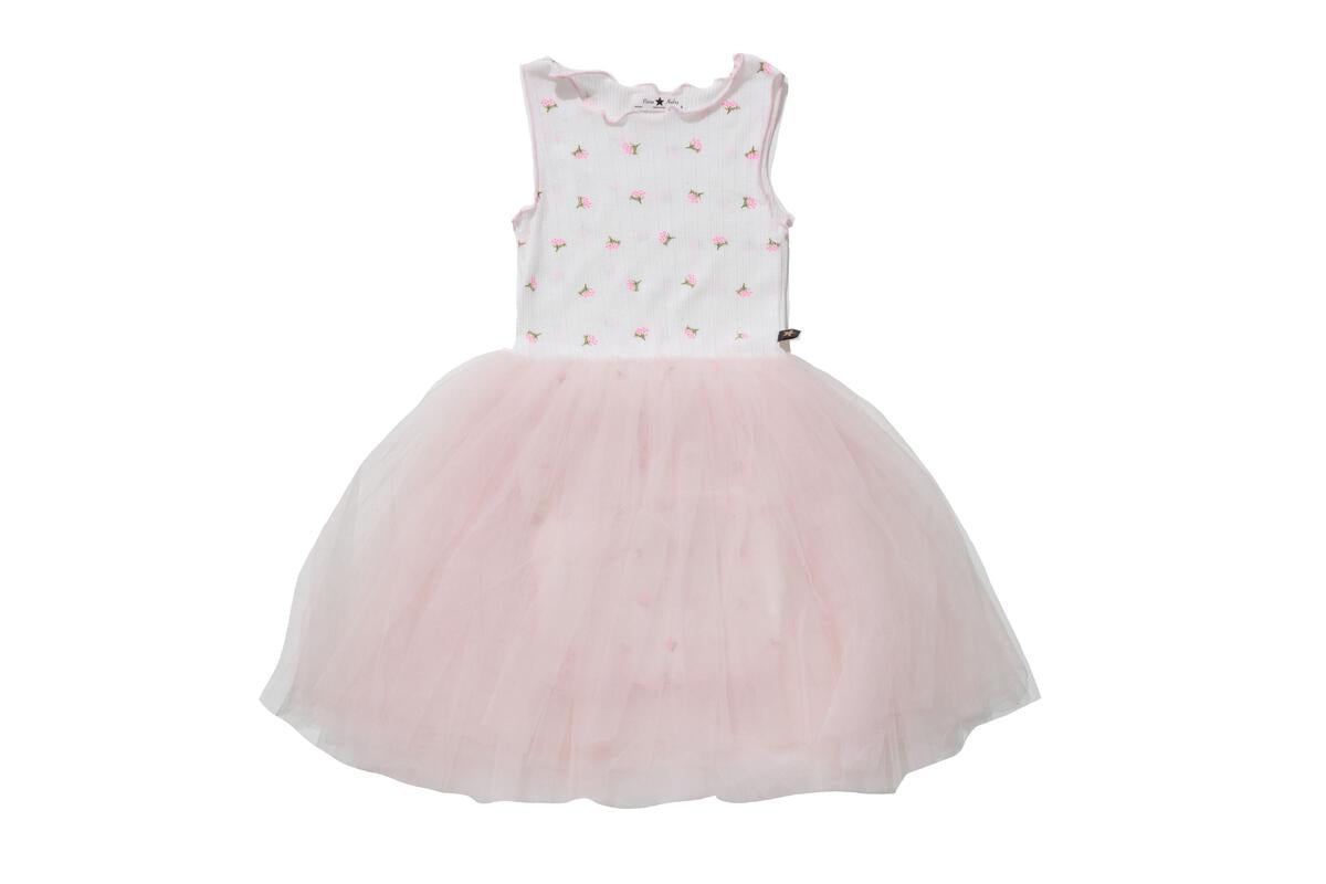 Light Pink Flower Tutu Dress - Twinkle Twinkle Little One