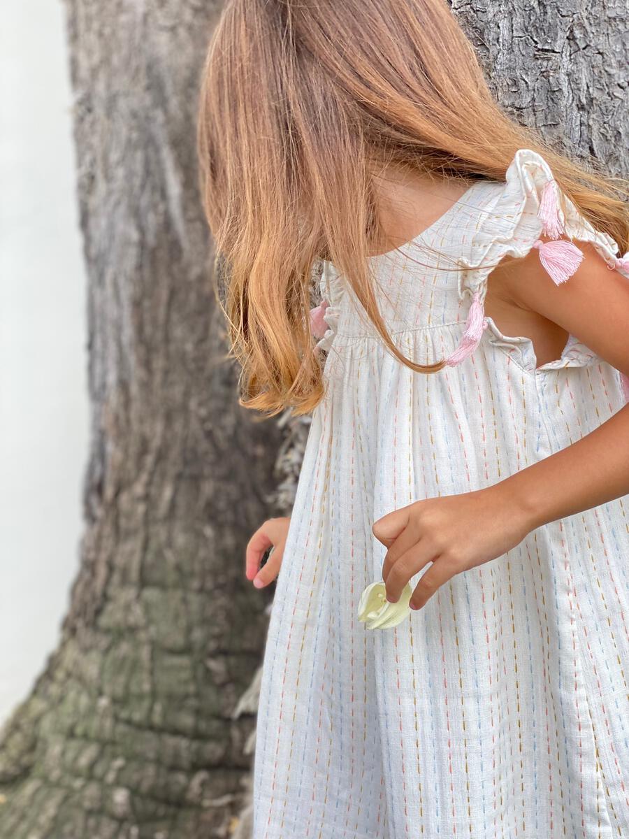Sedona Stitched Tassel Dress - Twinkle Twinkle Little One