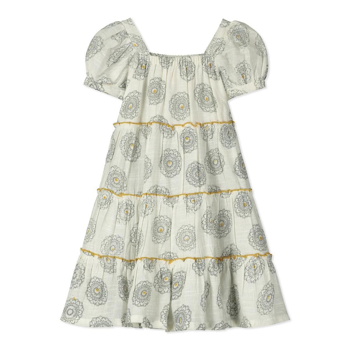 Marrakech Subtle Pattern Woven Dress - Twinkle Twinkle Little One