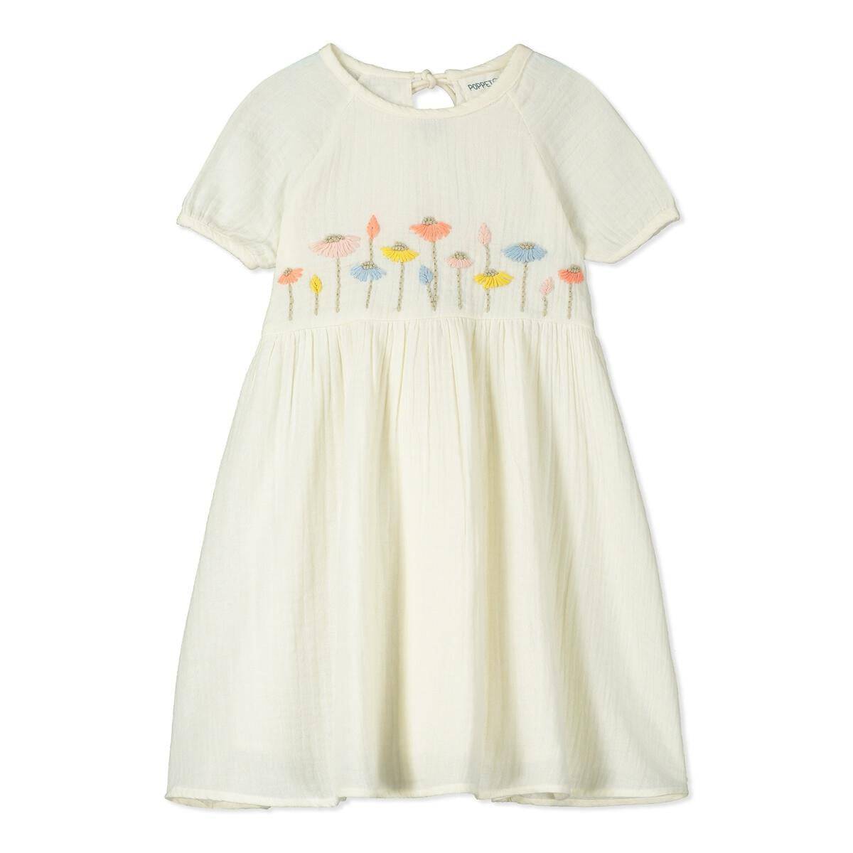 Sedona Hand Embroidered Flower Cotton Dress - Twinkle Twinkle Little One