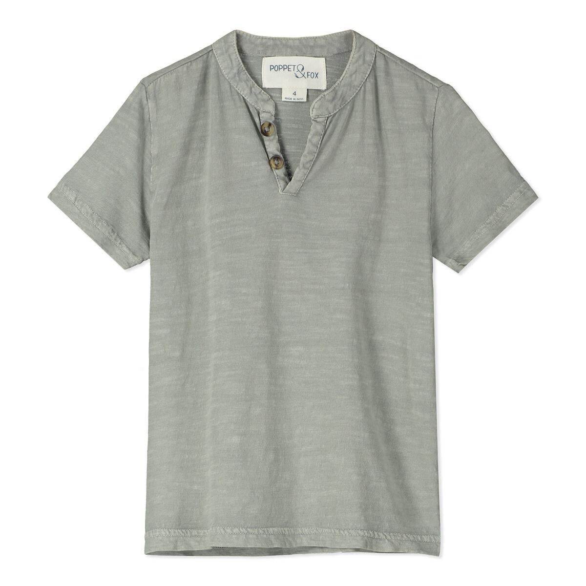 Sakura Grey Short Sleeve Shirt - Twinkle Twinkle Little One
